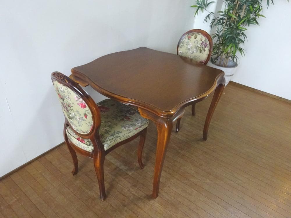 ヨッコ　IDC大塚家具　松永工房　カンティーニュ　ダイニング3点　美品