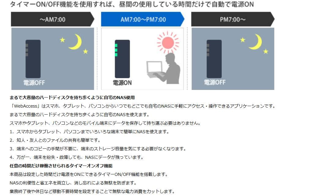 BUFFALO NAS 6TB LS220D0602G RAID1対応モデル