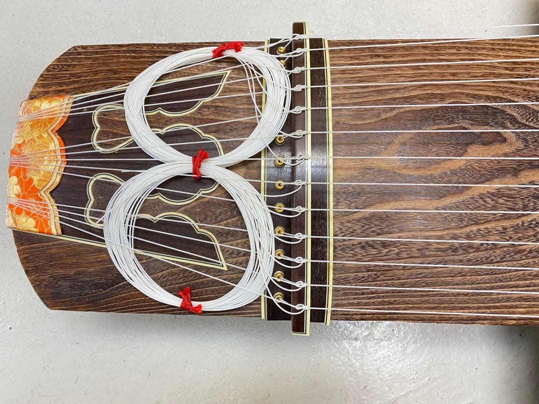 琴 お筝 筝 13弦 小川謹製 焼き印 くり甲