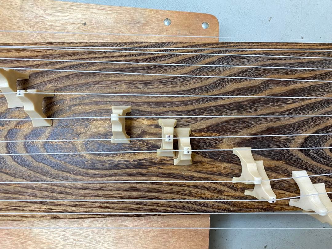 琴 お筝 筝 13弦 小川謹製 焼き印 くり甲