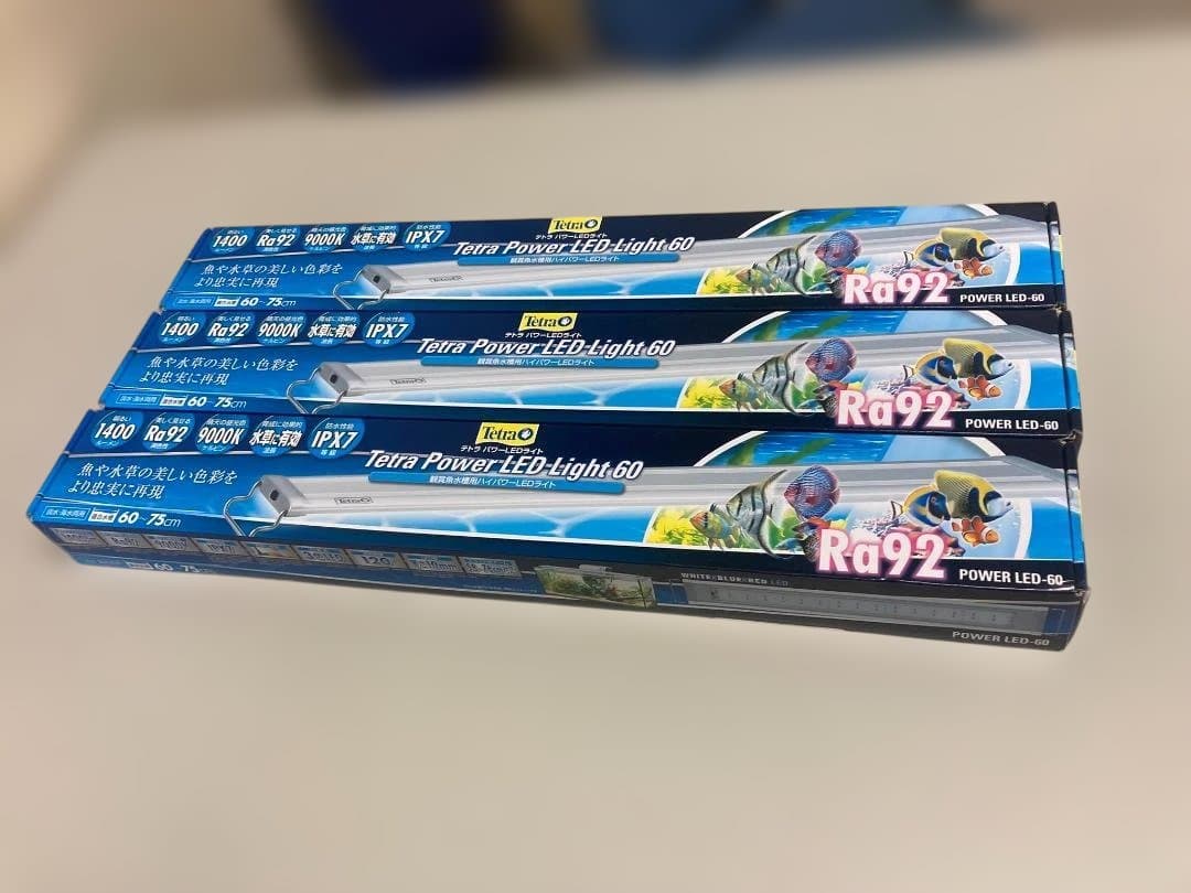 【新品未開封】【3本セット】Tetra Power LED Light 60
