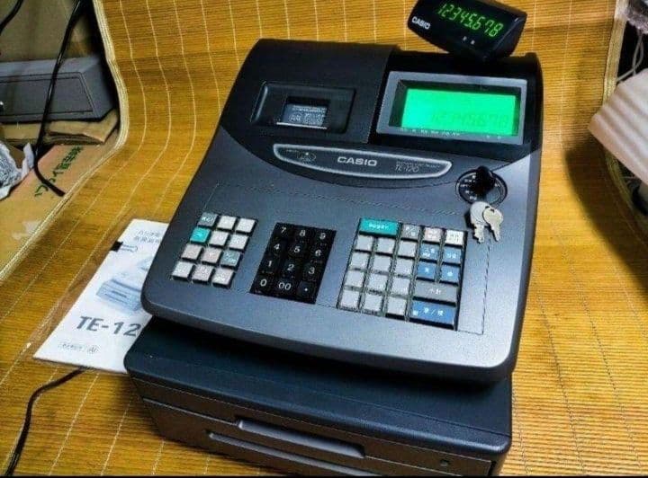 カシオレジスター　TE-120　フル設定込み　送料無料　人気機種　224482