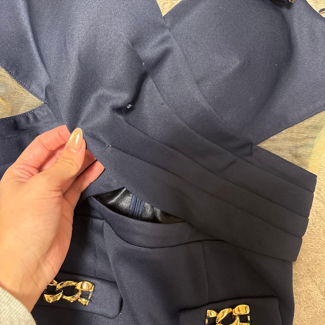 sugar ネイビー　オリジナルカラー キャバドレス