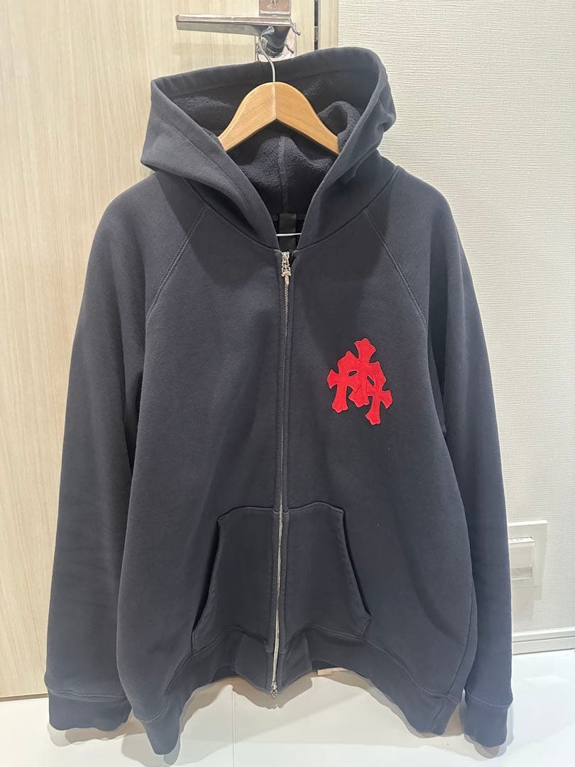 クロムハーツ CHROME HEARTS ynot パーカー パッチ ネイビー
