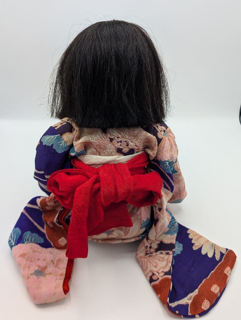 【松乾斎東光作】市松人形 女の子 アンティークドール 約54cm 木札付き