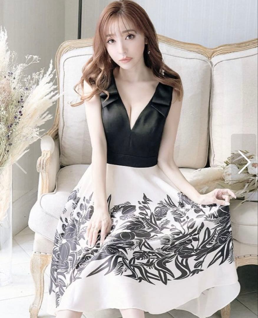 SETTAN ボディコンフレアドレス サイズM