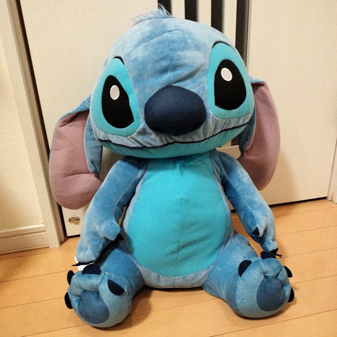 スティッチ ふわふわ くたっと 超超BIG ぬいぐるみ 大きい 青