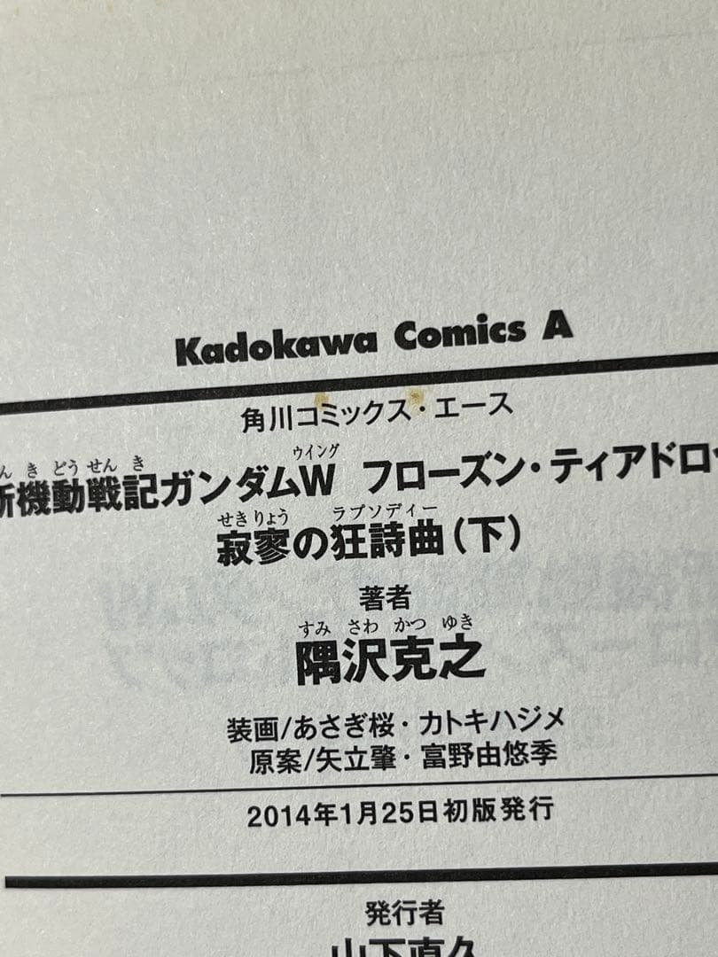 新機動戦記ガンダム W フローズン・ティアドロップ