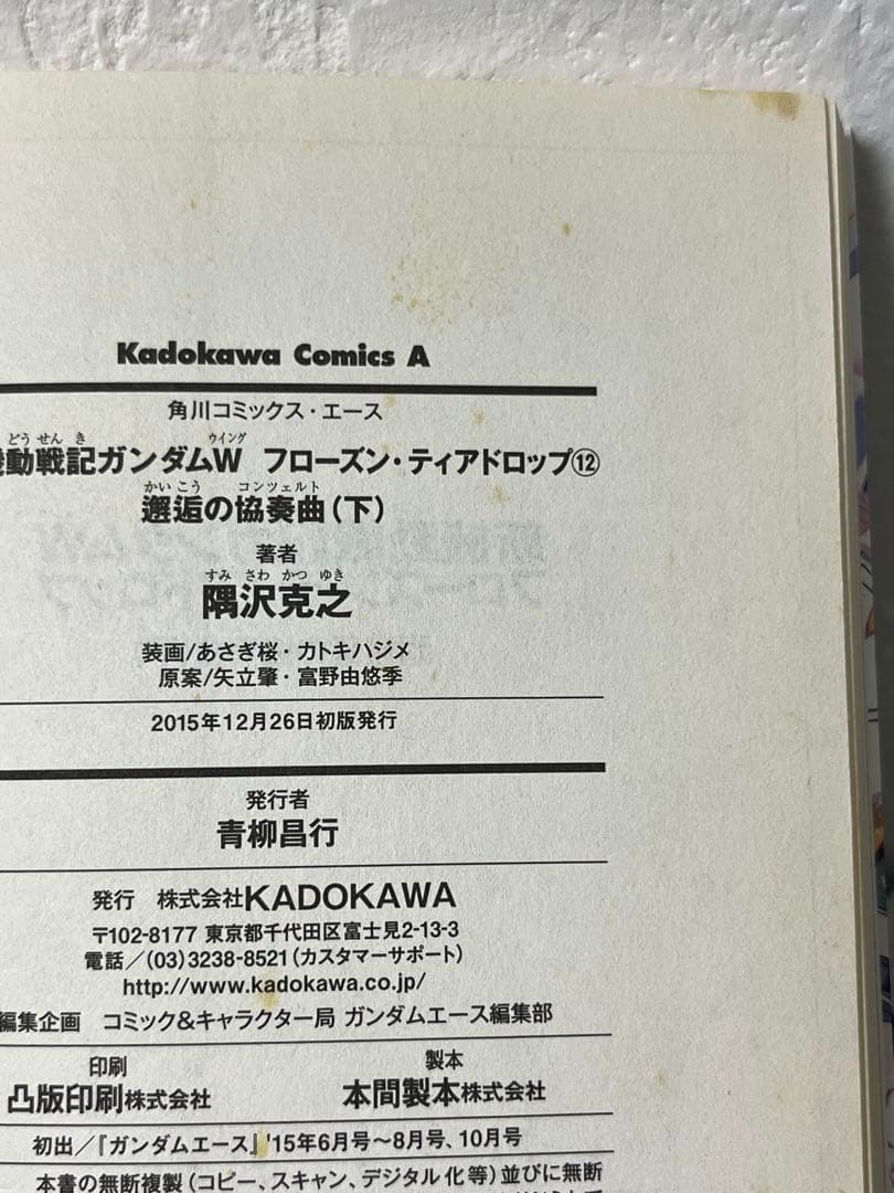 新機動戦記ガンダム W フローズン・ティアドロップ