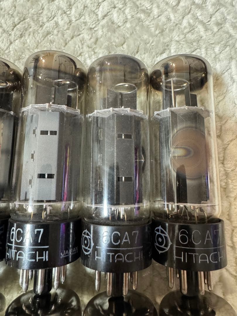 し*。様 HITACHI 6CA7 真空管 12本セット オーディオ アンプ 日