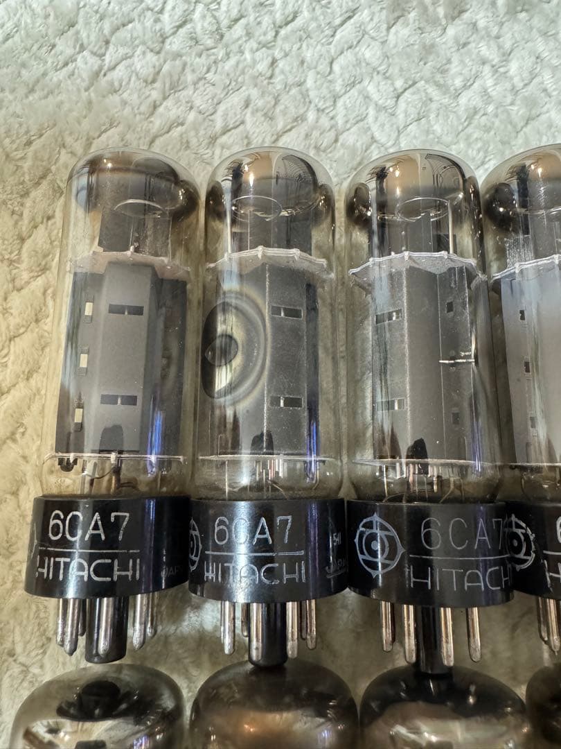 し*。様 HITACHI 6CA7 真空管 12本セット オーディオ アンプ 日