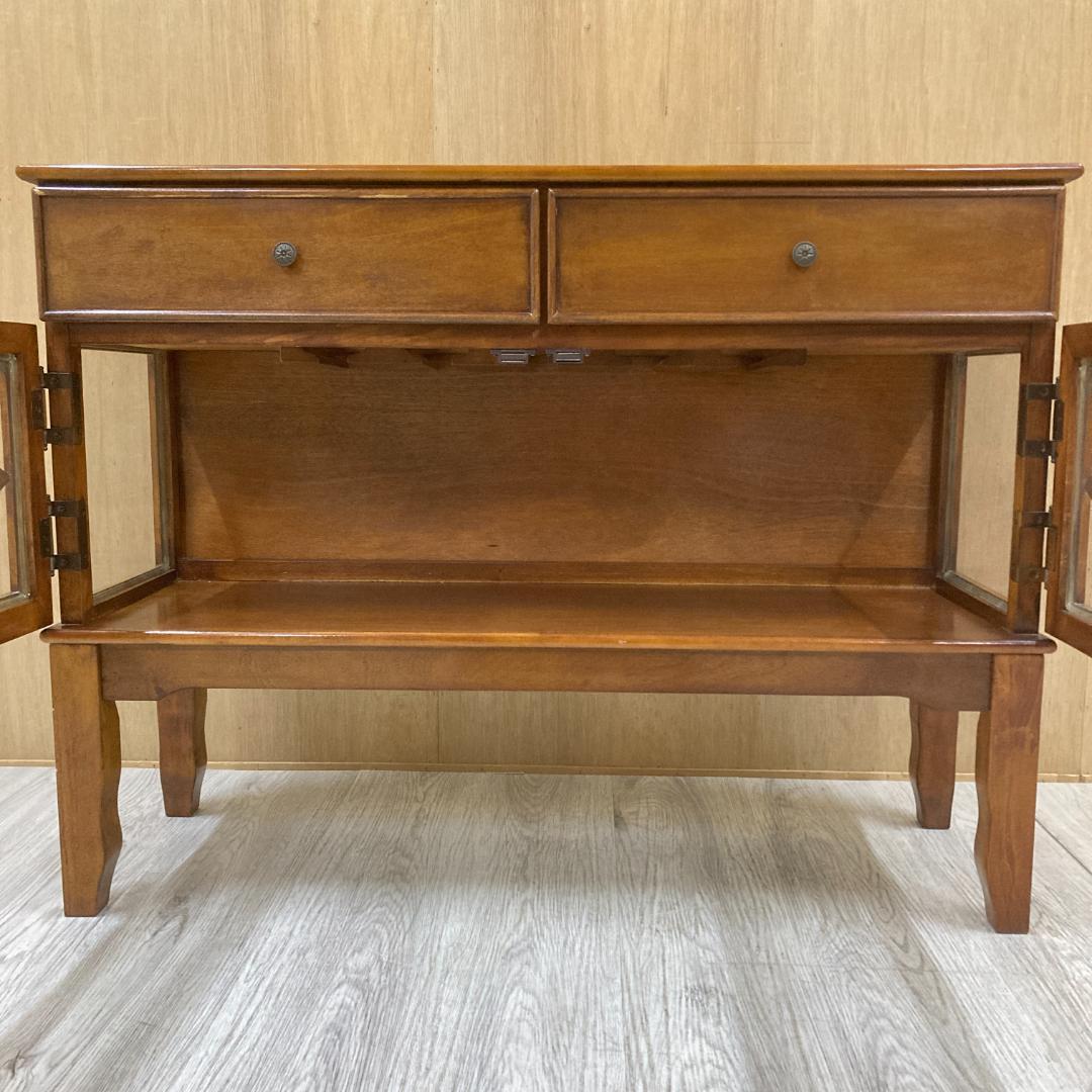 アンティーク調　飾り棚　キャビネット　クラシック