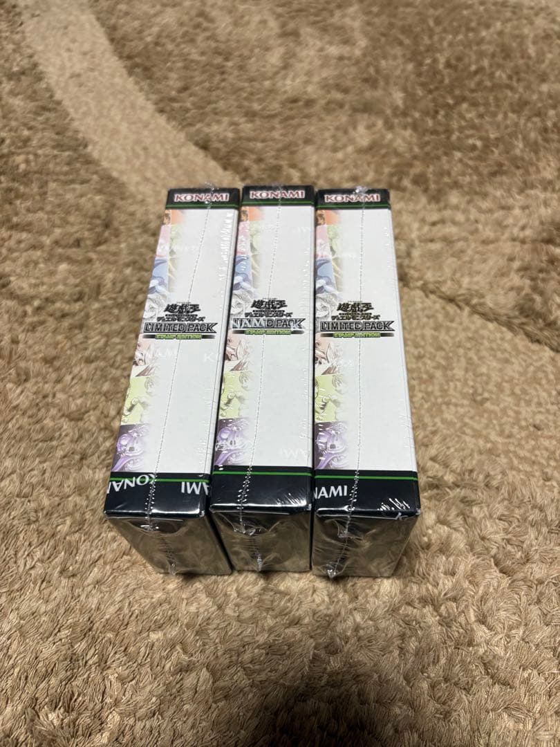【新品】遊戯王 LIMITED PACK STAMP EDITION 3BOX