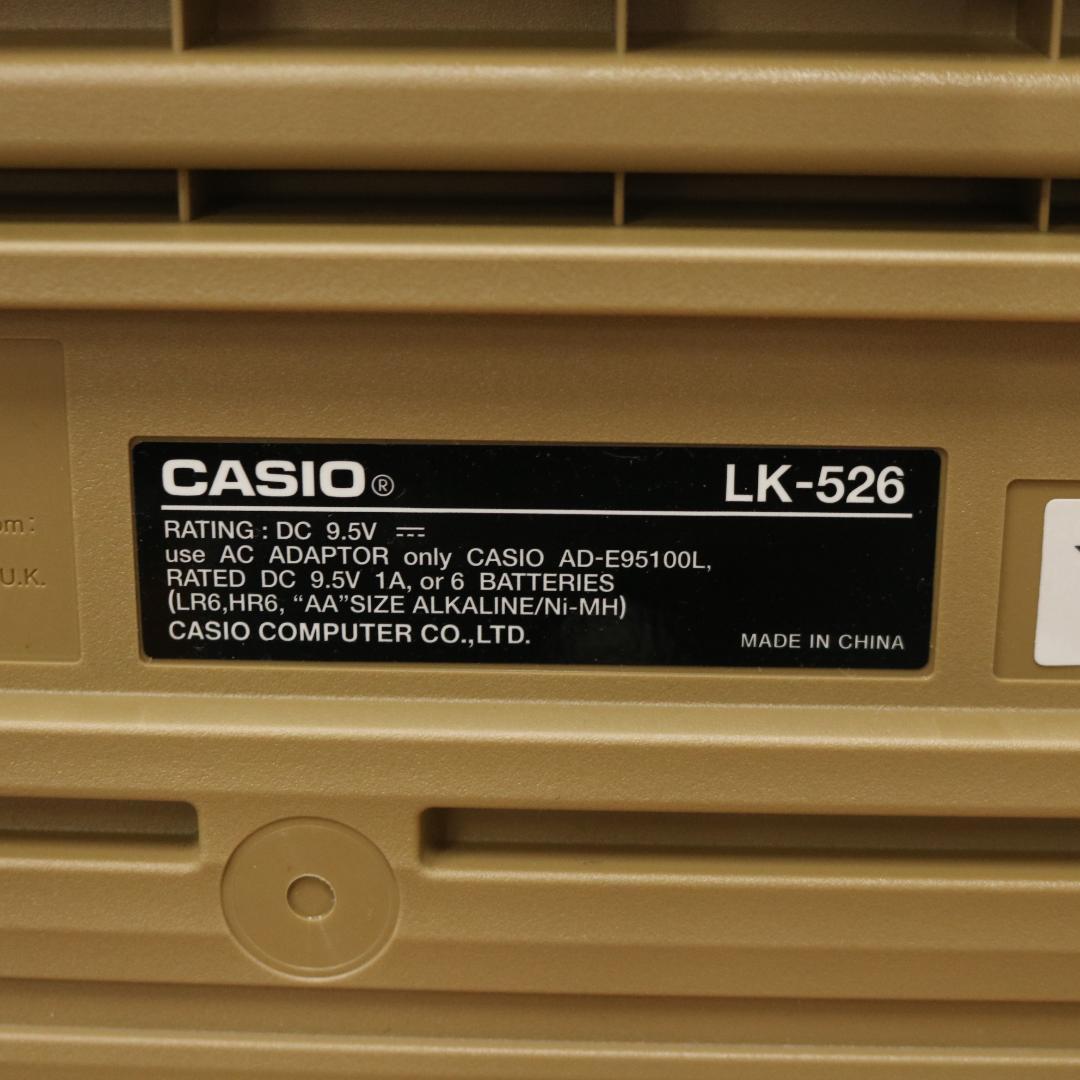 美品 CASIO 電子ピアノ 光ナビゲーション LK-526 2022年製