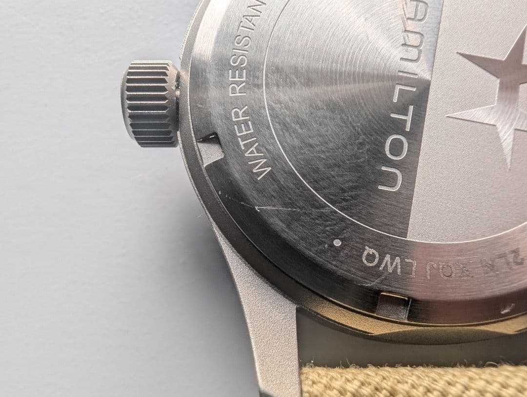 HAMILTON Khaki Field 手巻き時計 ブラック