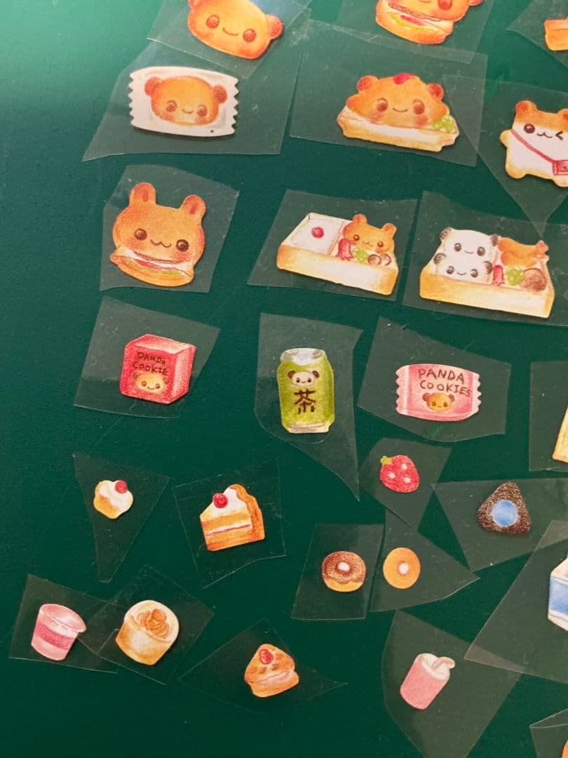 平成レトロ　当時物　フレークシール　ハムスター　パンダ　うさぎ　レア