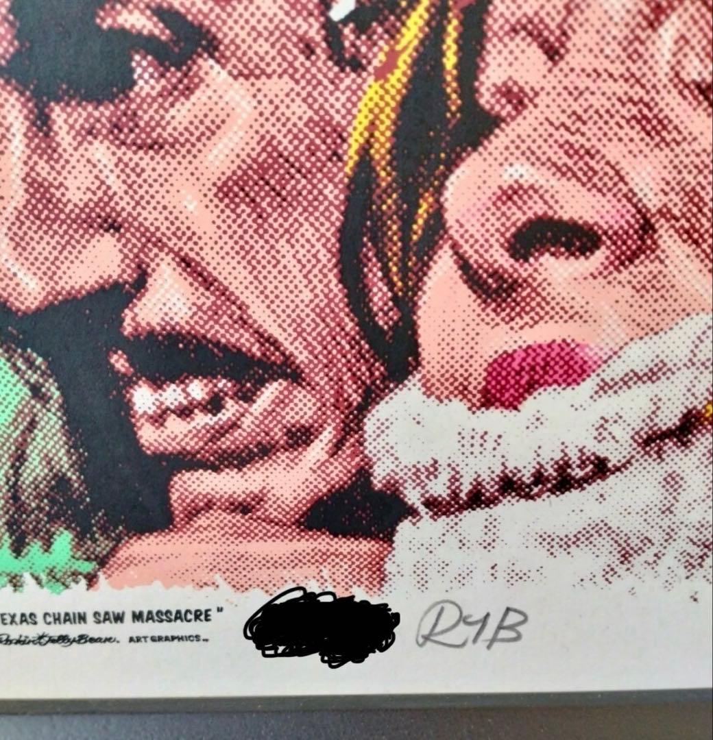 入手困難　悪魔のいけにえ　ロッキンジェリービーン　シルクスクリーン　ポスター