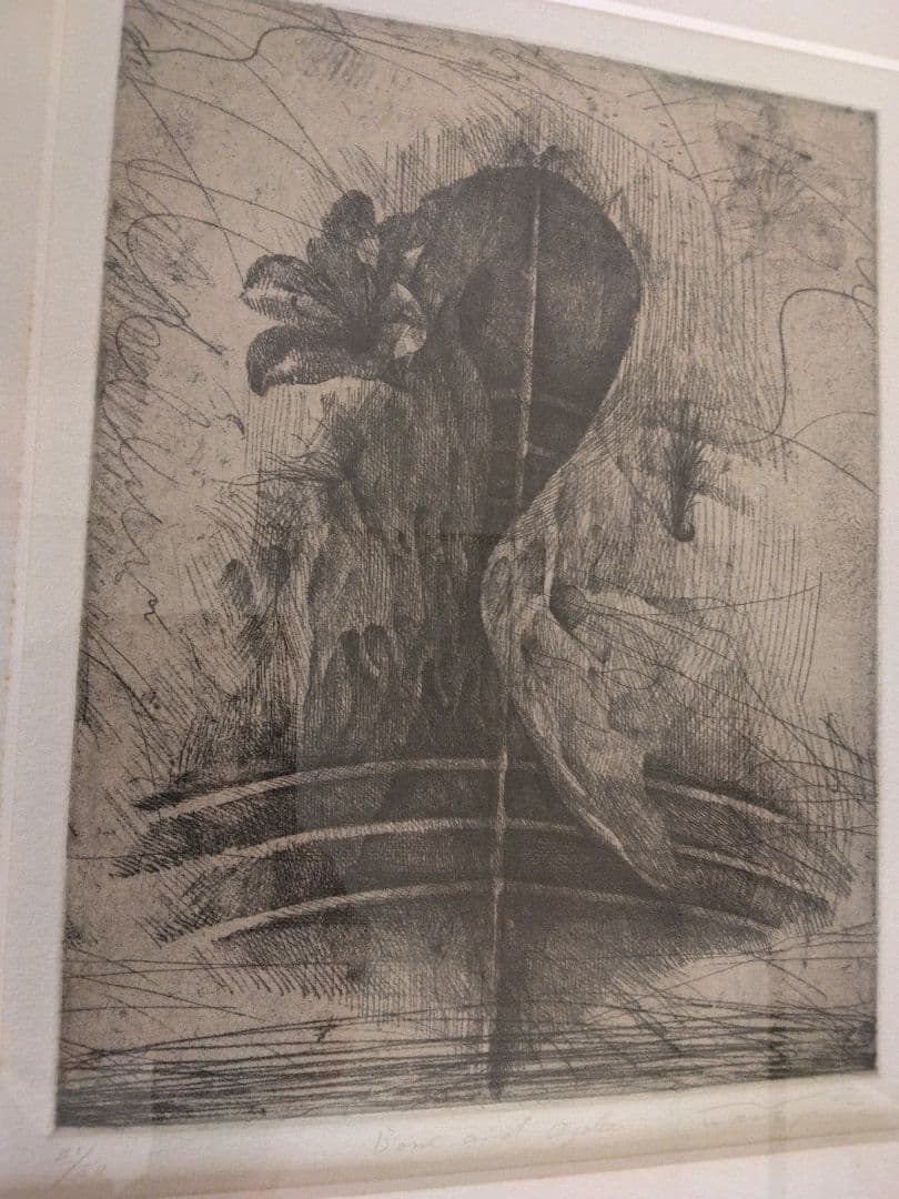 亀山知英　銅版画