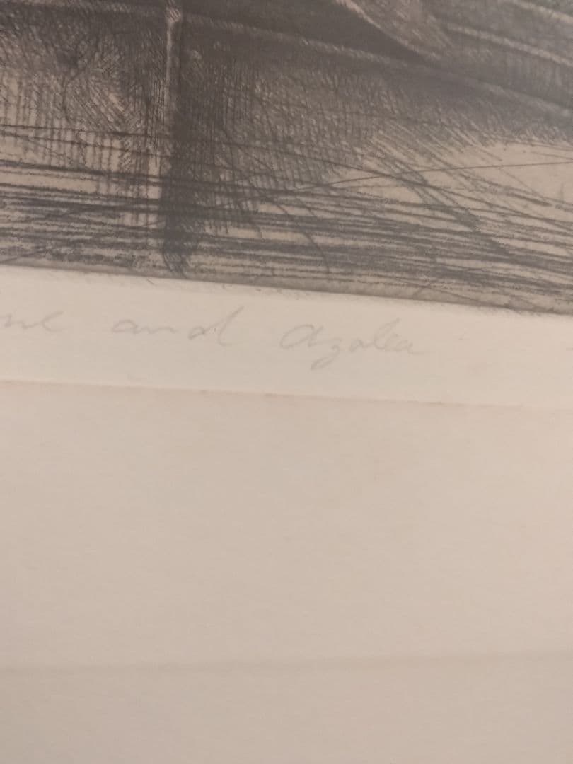 亀山知英　銅版画