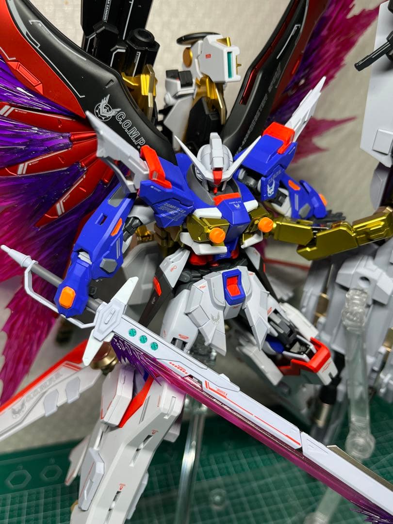 hgデスティニーガンダム SpecII ゼウスシルエット&光の翼•最終値下げ