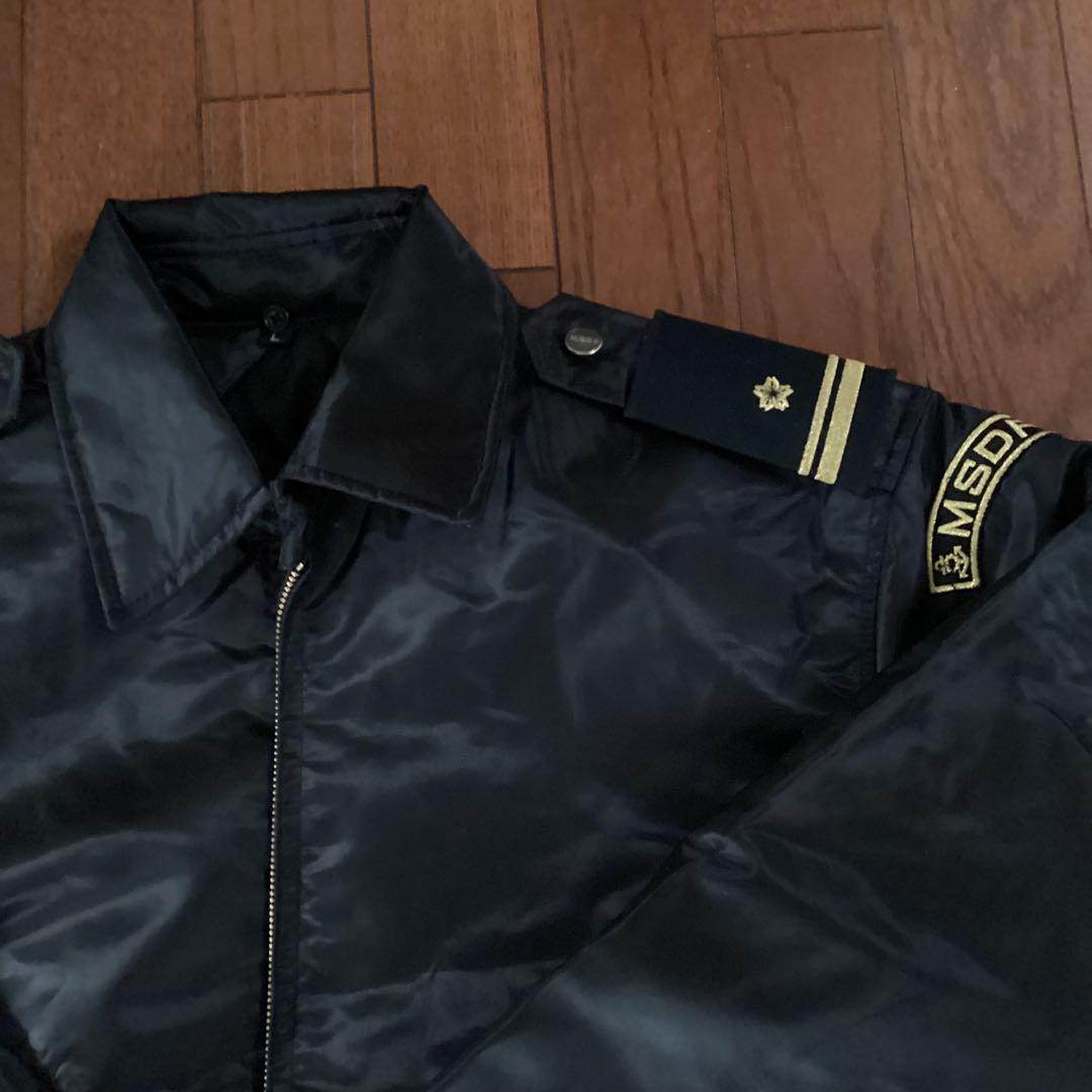 激レア　MSDFロゴ付きブラックジャケット　肩章なし　Lサイズ　新品未使用