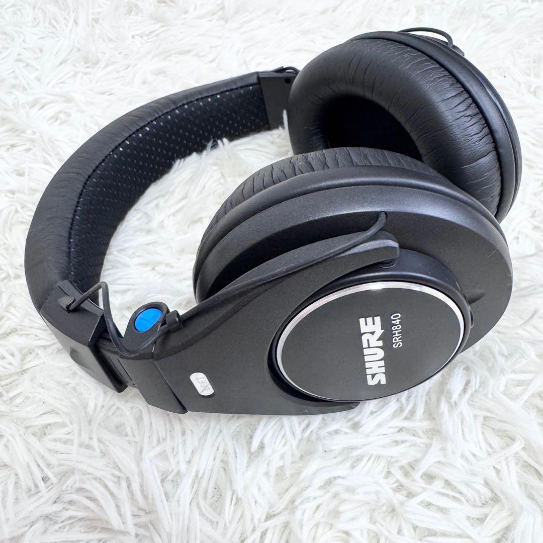 美品 SHURE SRH840-BK-A モニター用 ヘッドホン