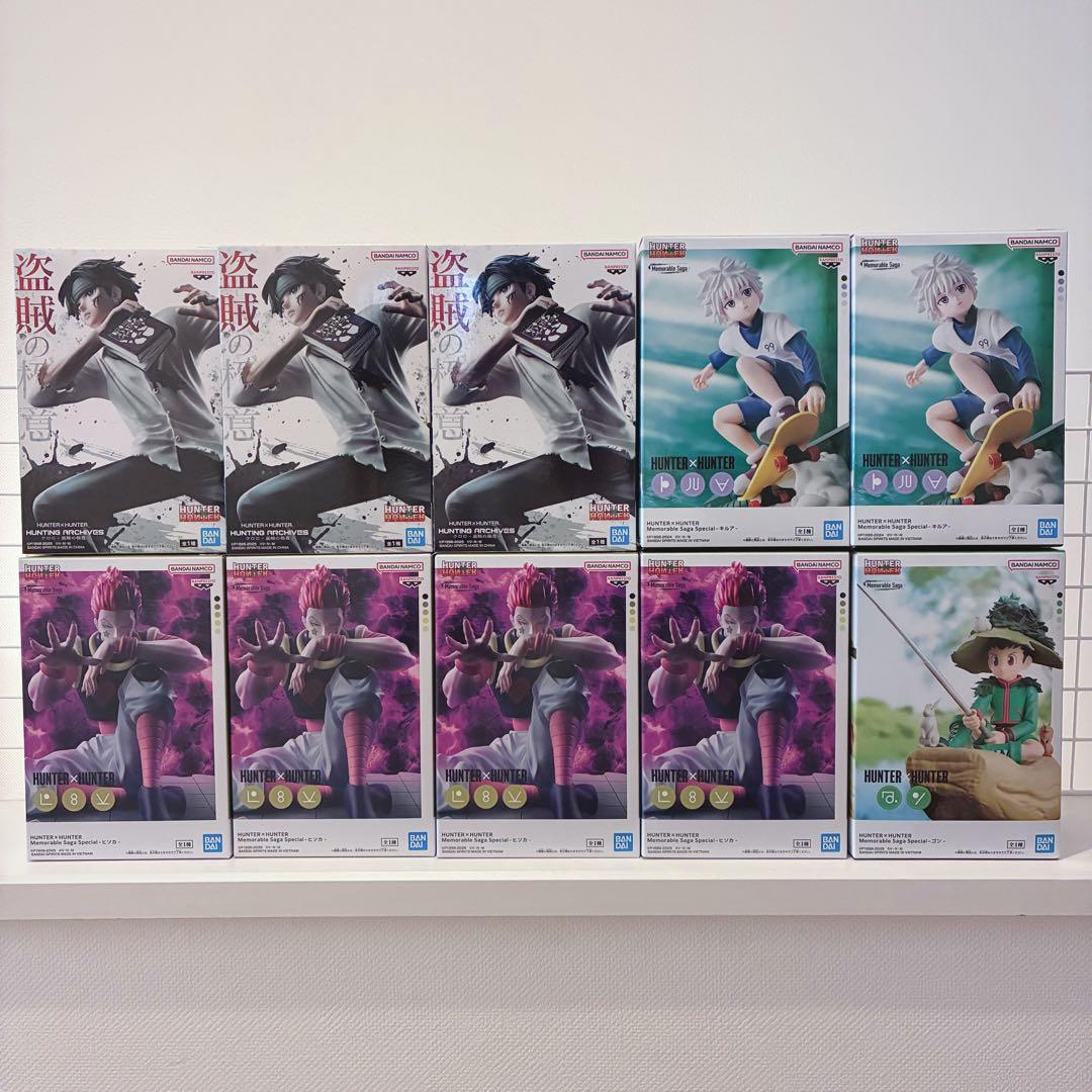 HUNTER×HUNTER フィギュア ヒソカ クロロ　ゴン　キルア