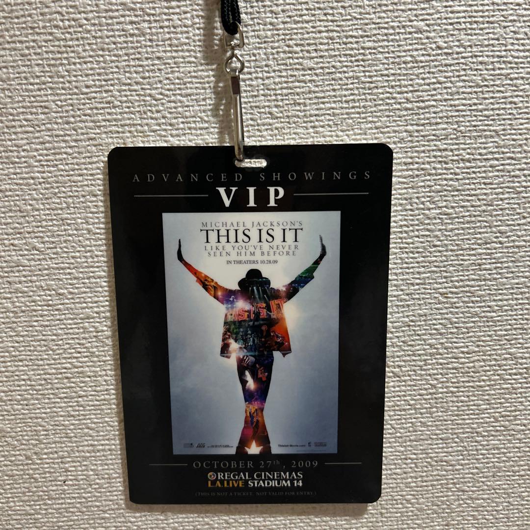 マイケル・ジャクソン THIS IS IT VIPパス　セット先行プレミア上映