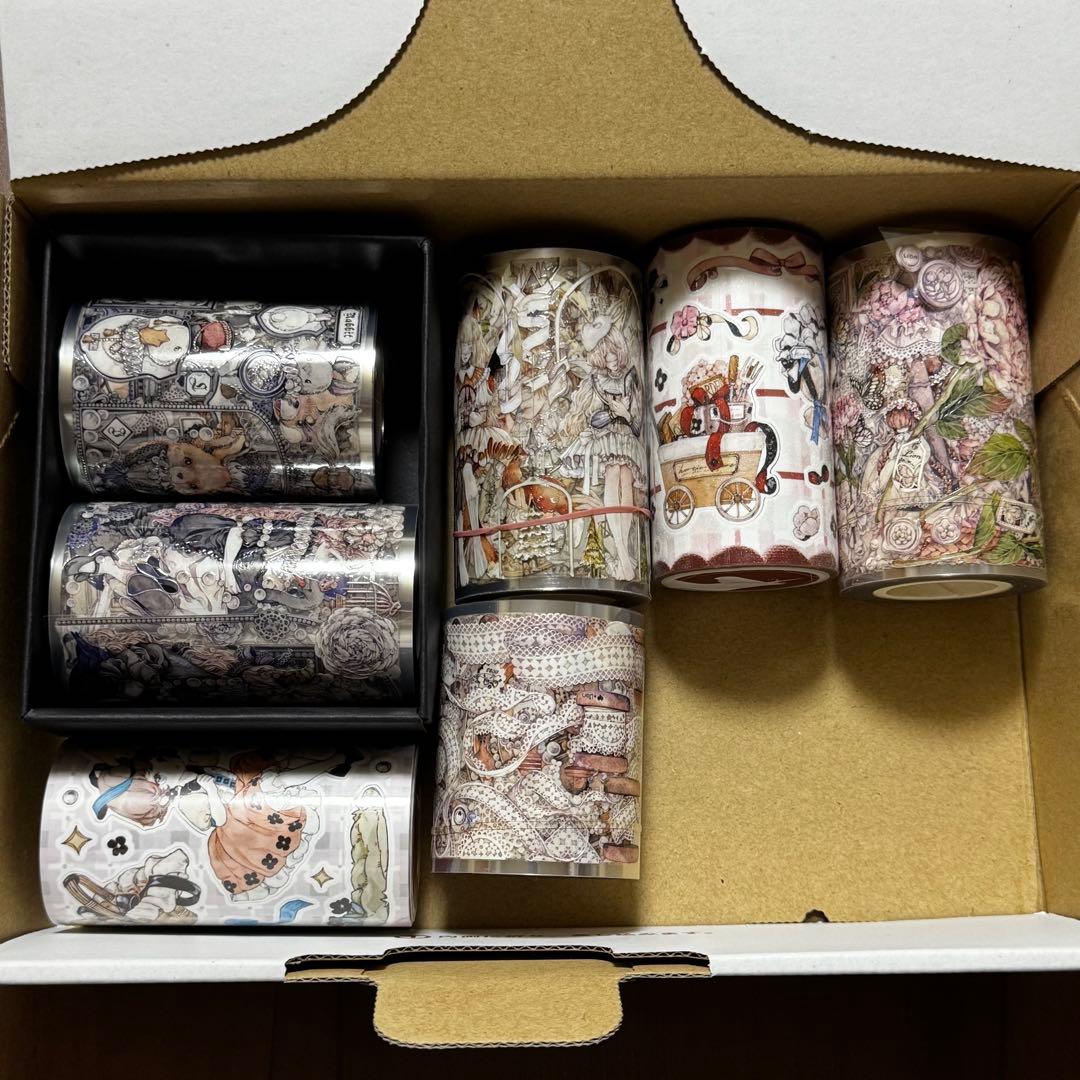 海外マステ　樹下下下　獅子　まとめ売り