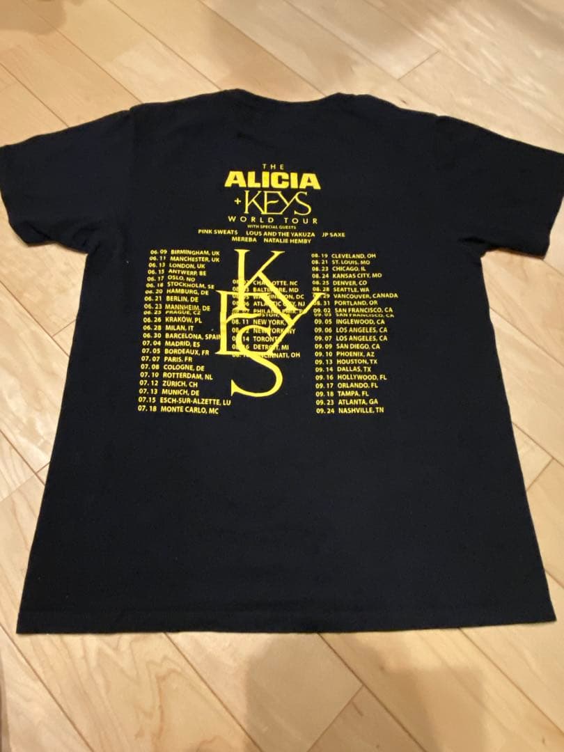 Alicia + Keys World Tour Tシャツ Mサイズ