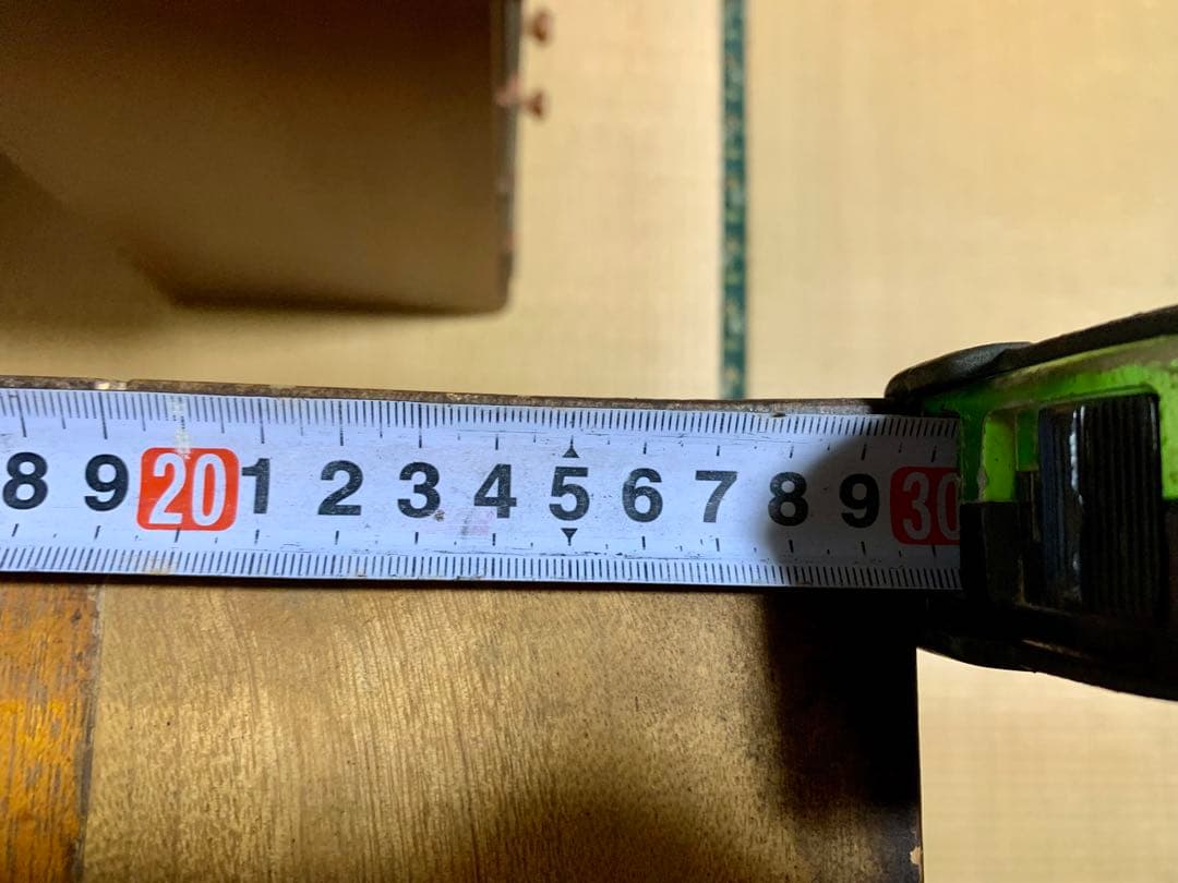 ☆【ダイヤガラス】引戸食器棚 水屋箪笥 昭和レトロ アンティーク 5段 木製