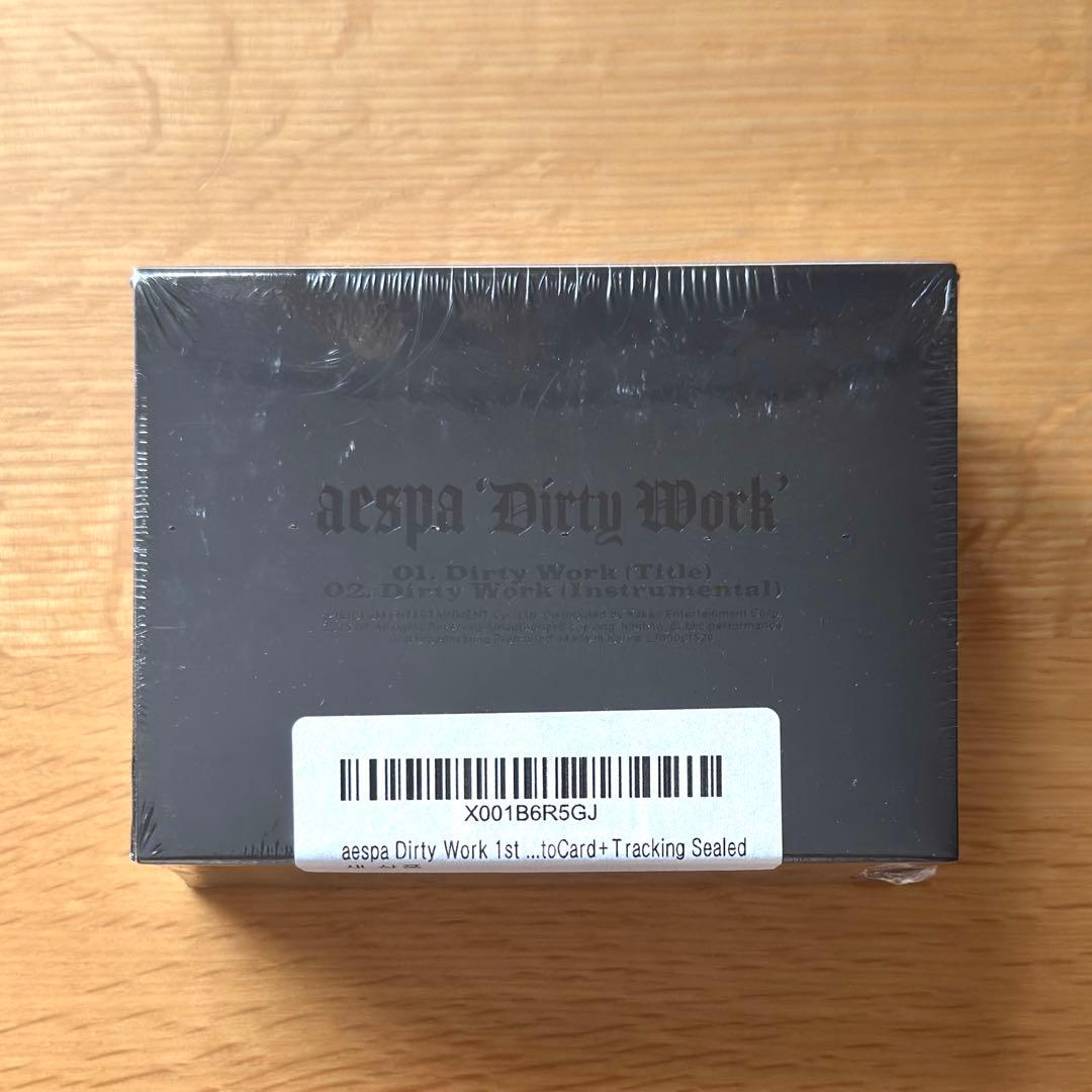 aespa Dirty Work Dirty Crew Ring 新品未開封