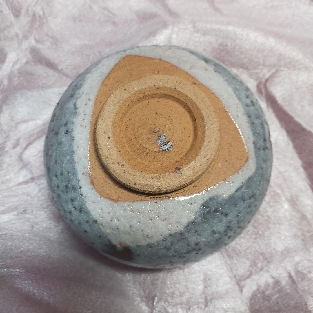 茶道茶碗　鼠志野　苗柄　抹茶【新品未使用】