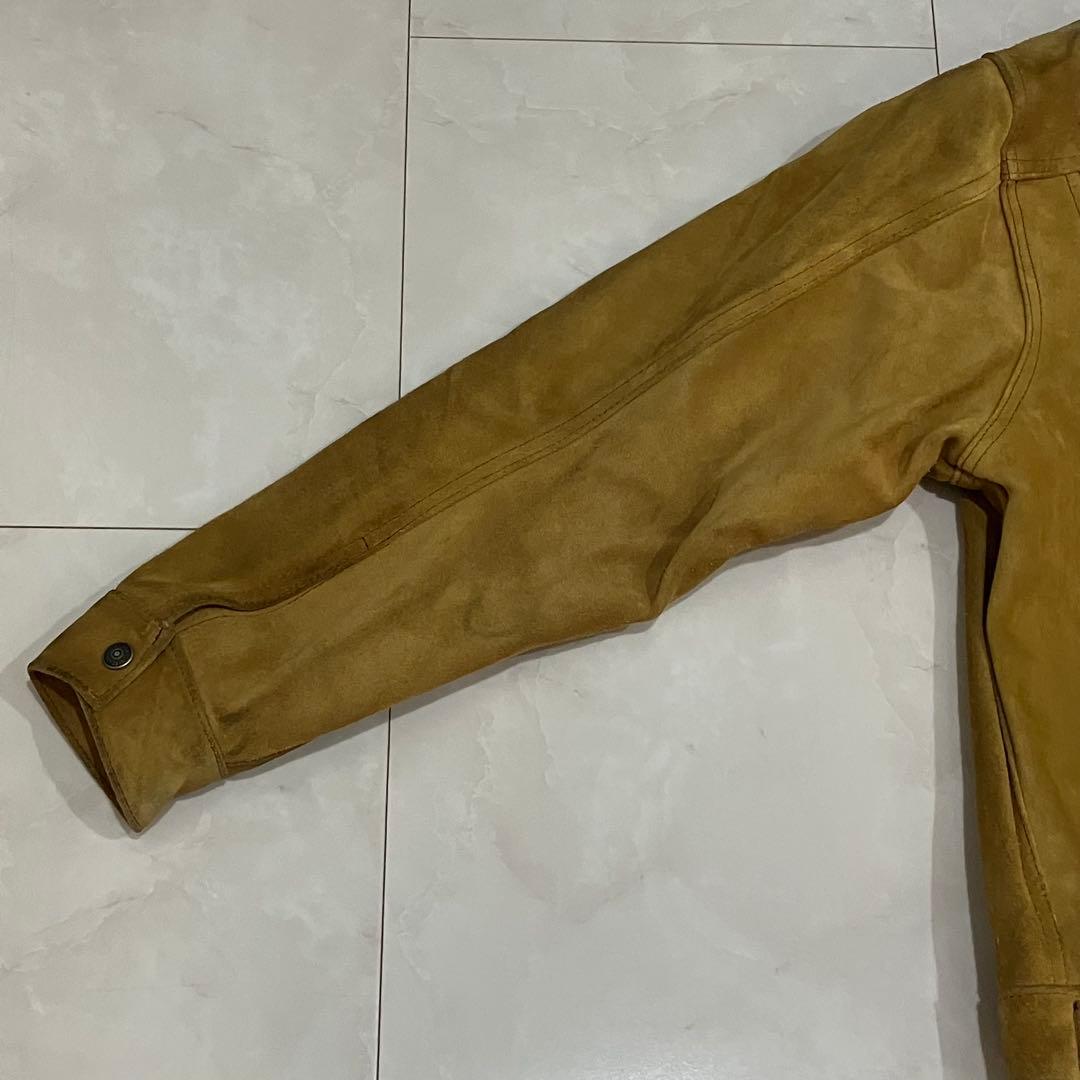 【希少サイズ40】AERO LEATHER スエード トラッカージャケット