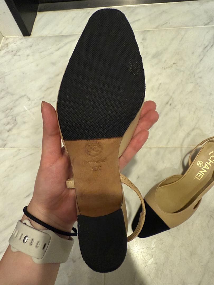 【本日のみ値下げ】CHANEL スリングバック　36