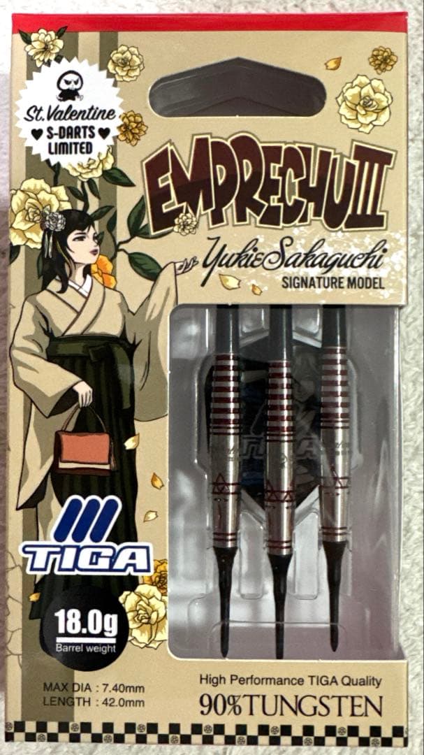 ★TIGA EMPRECHU3 坂口優希恵 エンプレチュ ダーツセット