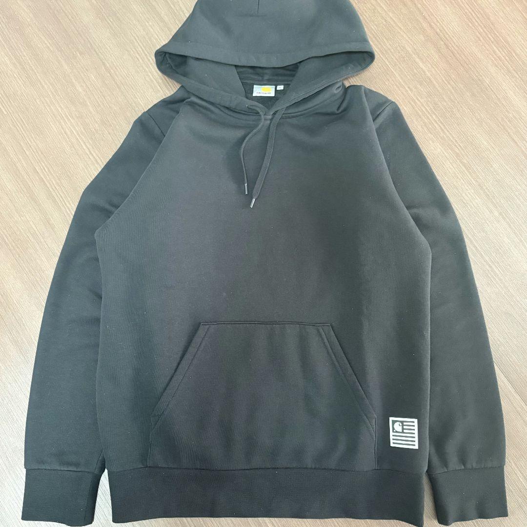 Carhartt ブラック パーカー フード付き