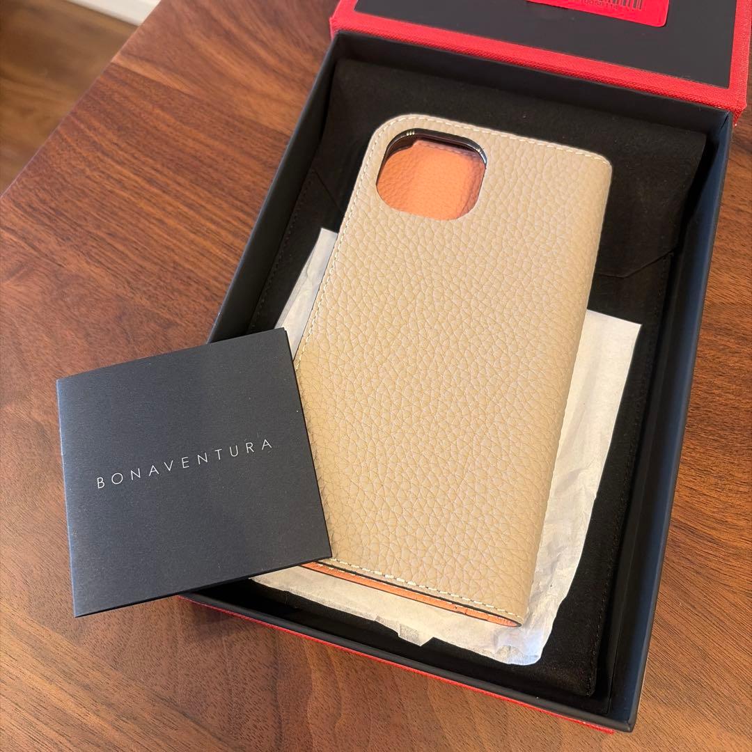 【新品未使用】iPhone 15 ダイアリーケース シュリンクレザー