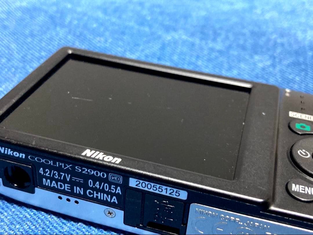 【動作品】Nikon クルーピクスS2900 シルバー