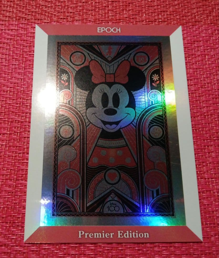 ディズニー100　エポック　ミニーマウス　プラチナムインサートパラレル　カード