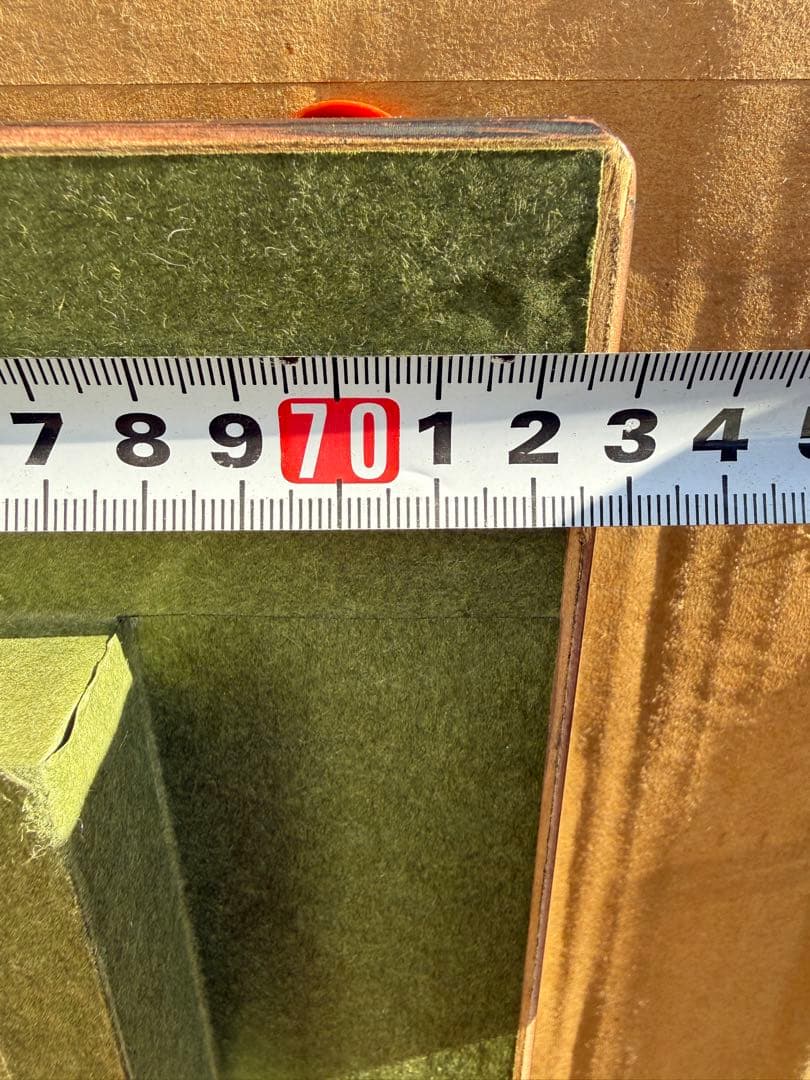 超美品　F15サイズ 油彩額縁 前面ガラス＆供箱付き黒と金の装飾　1230①倉庫