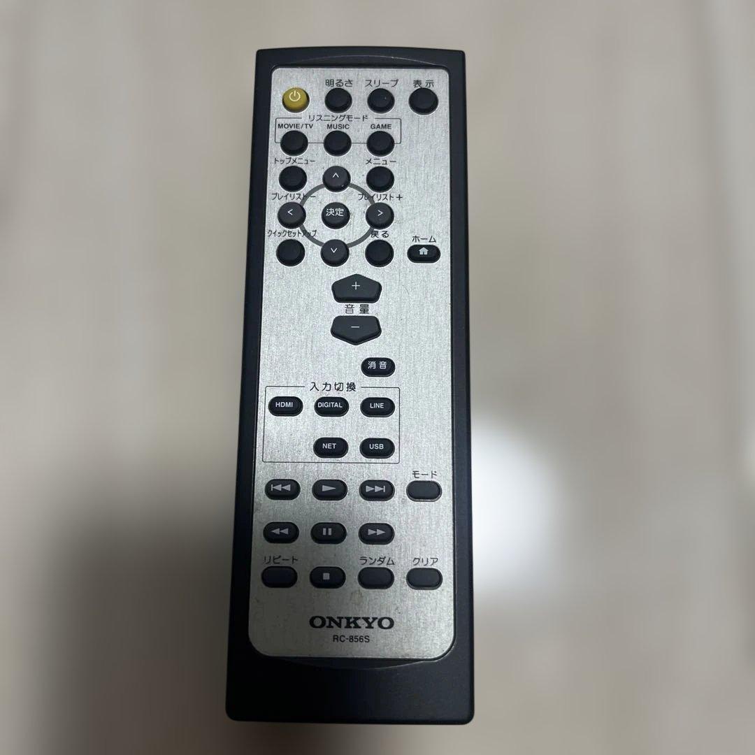 ONKYO NR-365 AVアンプ スピーカー、AC電源スピーカーケーブルあり