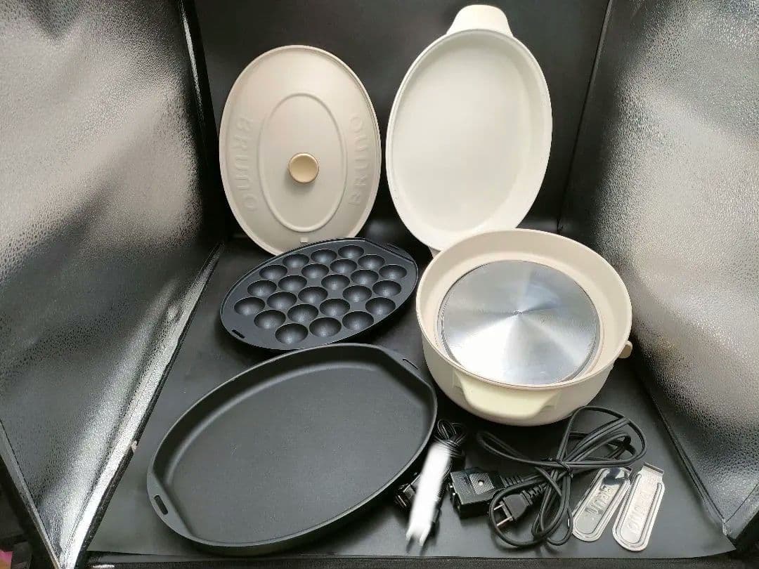 BRUNO オーバルホットプレート BOE053 グレージュ　ブルーノ