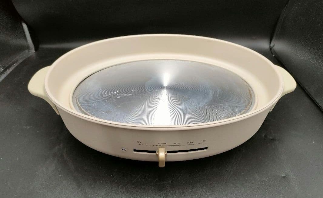 BRUNO オーバルホットプレート BOE053 グレージュ　ブルーノ