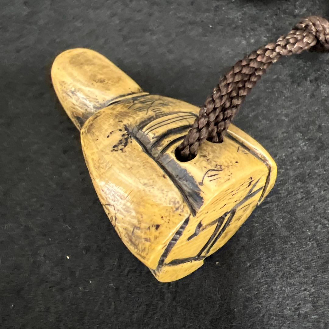 江戸時代　五段印籠、極上根付　73g 東Y7-1203☆2F