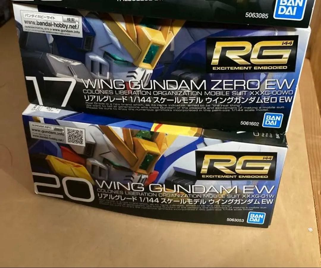 RG トールギスEW・ウイングガンダムゼロEW・ウイングガンダムEW まとめ売り