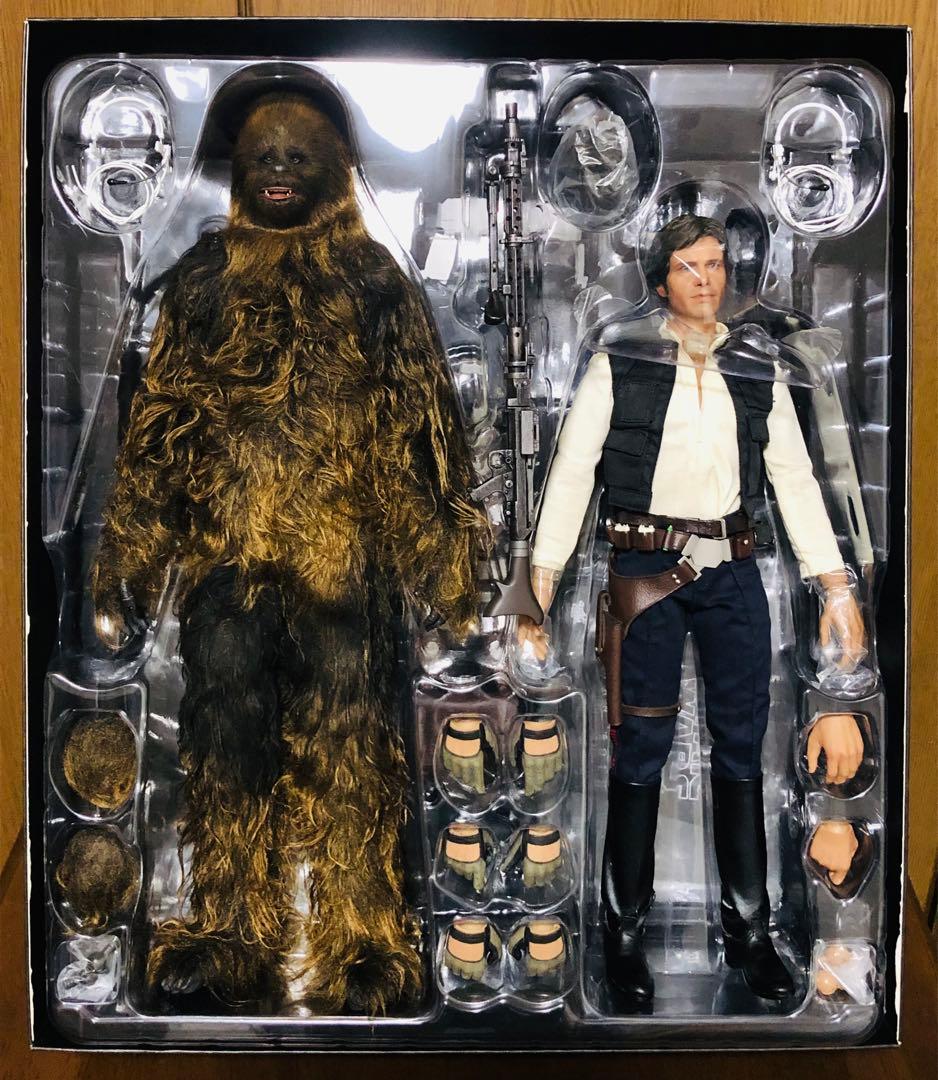ホットトイズ　スターウォーズ　ハンソロ&チューバッカ　フィギュア