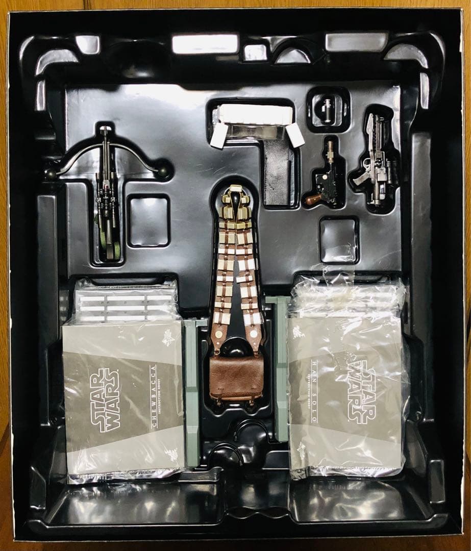 ホットトイズ　スターウォーズ　ハンソロ&チューバッカ　フィギュア
