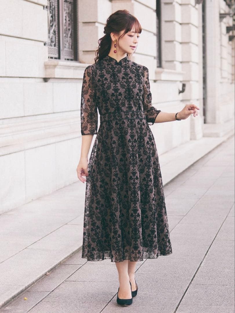 STRIPE CLUB★　ドレス　ワンピース　オケージョン　深澤翠　チャイナ釦