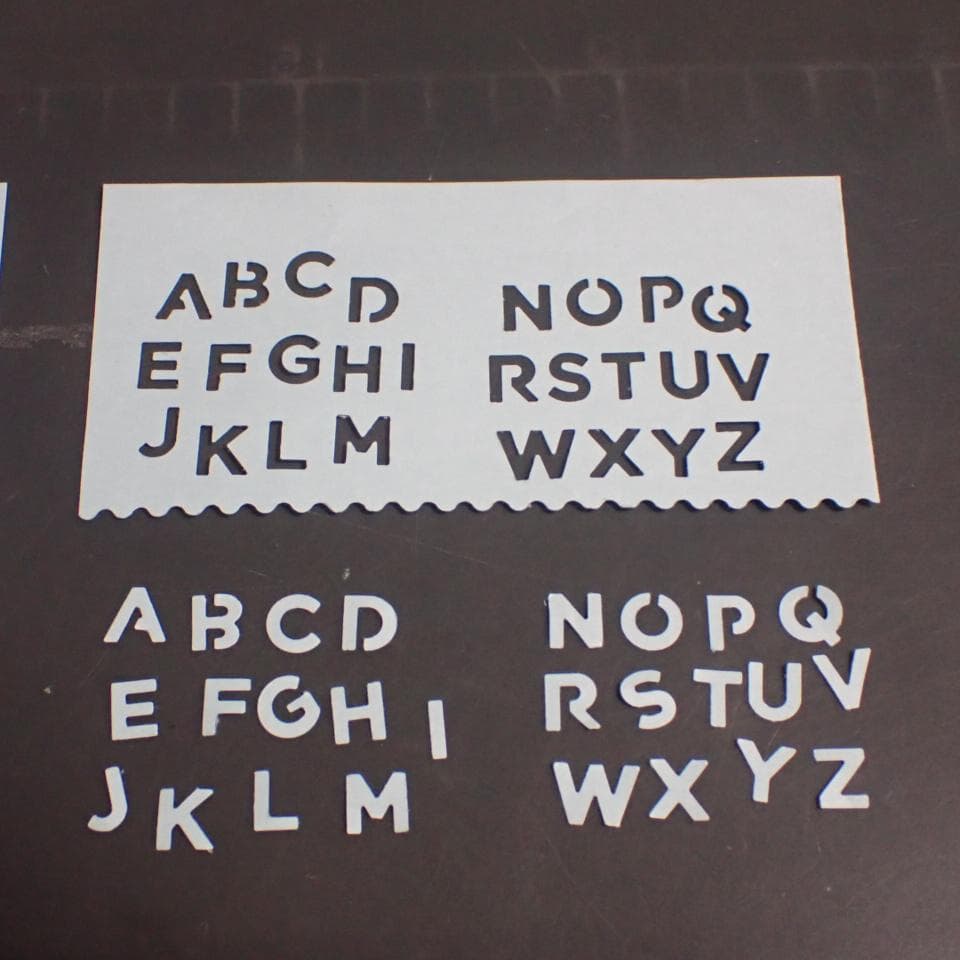 Thank you　ローマ字　英語　クラフトパンチ